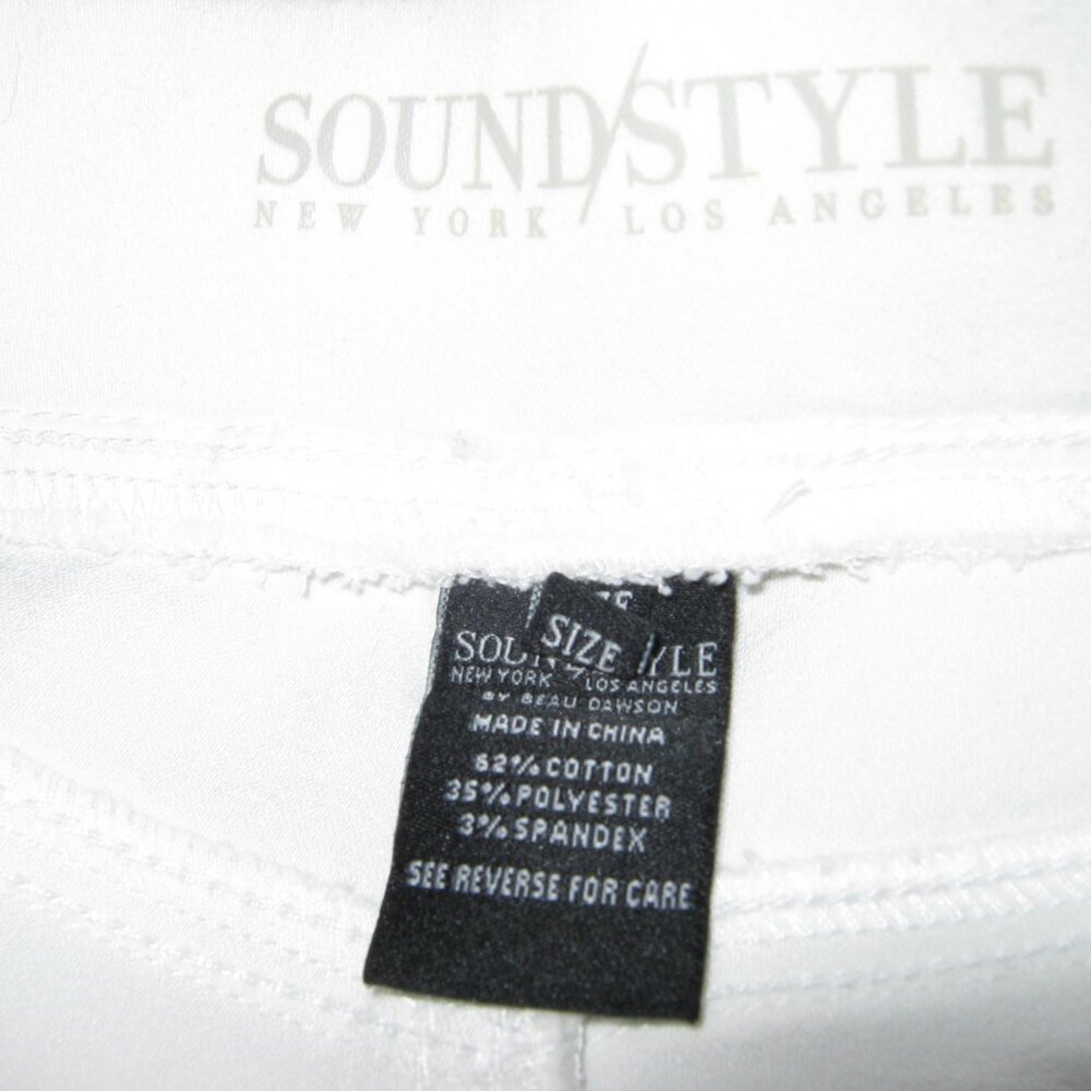 NEW SoundStyle Skimmer White Capris - Size L (12-14) - Picture 3 of 9